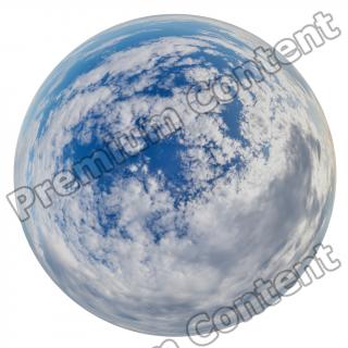 HDRi Skydome of Clouded Sky 12K 